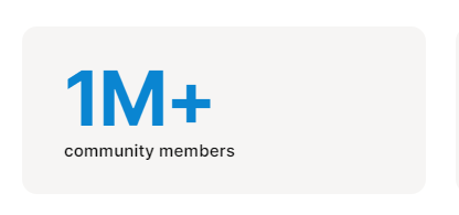 1m+ members